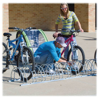 Safety Bicycle Rack