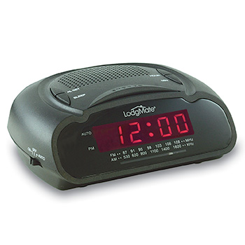 LodgMate .6" LED Clock Radio