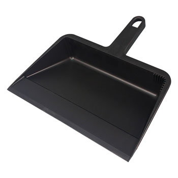 Black Plastic Dust Pan