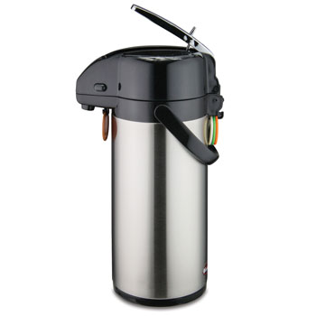 Stainless Steel Lined Airpots - 2.5 or 3 Liter w/ Lever Top