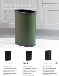 7502W Wastebasket