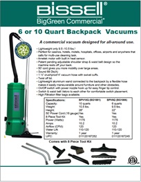 Bissell Backpack Vacs