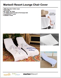 Martex Resort Chaise Lounge Chair Cover
