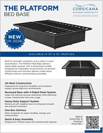 Corsicana All-Steel Platform Bed Base PDF Image