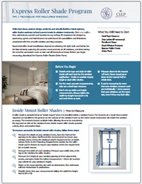 Express Roller Shades How To Measure Guide