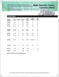 High Density Liners PDF Image