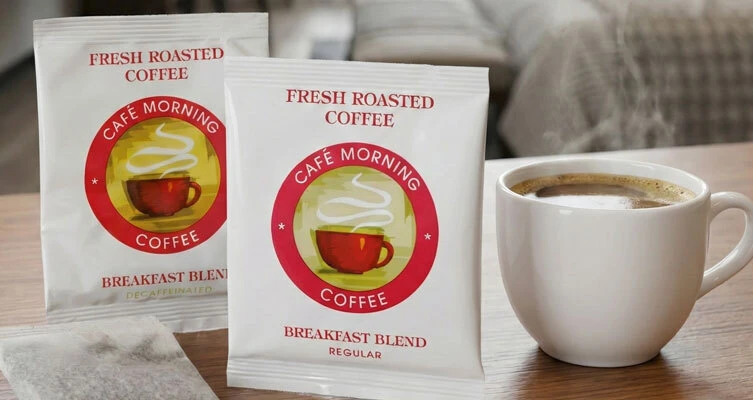 Discover Cafe Morning Hotel 4 Cup Coffee Pouches