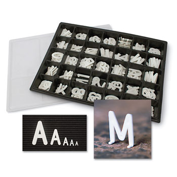 Changeable Letters w/Storage Box