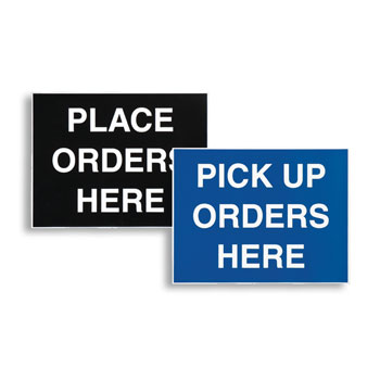 Place /Pick Up Order Here Signs