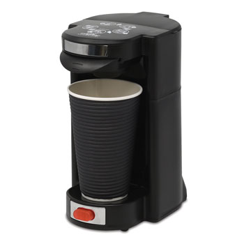 LodgMate Travel Size Pod Coffee Maker - 16 oz. Capacity