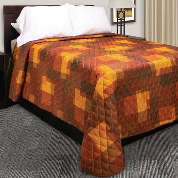 Trevira Quilted Polyester Bedspread Cornerstone