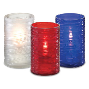 Swirl Textured Candle Lamp