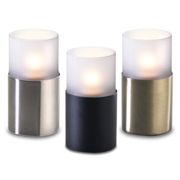 Glass Cylinder Variable Base Candle Lamp