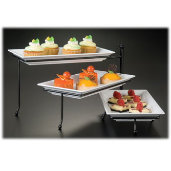 3-Tier Foldable Stand w/ Platters