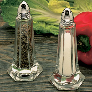 1 oz. Tower Salt & Pepper Shakers 12/cs