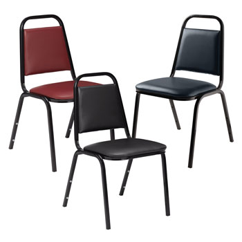 Value Stacker Chair; Vinyl Upholstery