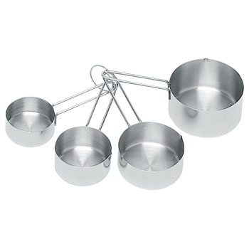 Stainless Steel 4-pc Measuring Cup Set
