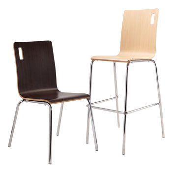 Bushwick Cafe Chair and Barstool