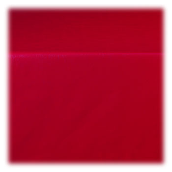 Pearlized Linen 4 Ga. Red Vinyl Tablecloth - 52"x52"