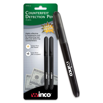 Counterfeit Detector Pen - 2/pk.