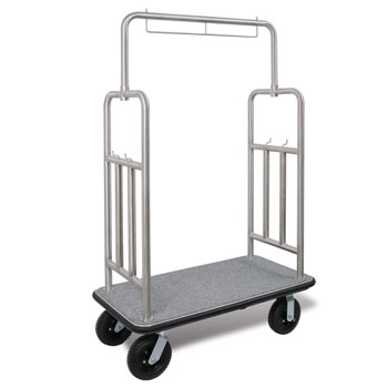 Deluxe S.S. Luggage Carrier; Brushed Chrome