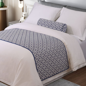 Geo Designer Bed Scarves & Bolster Pillows