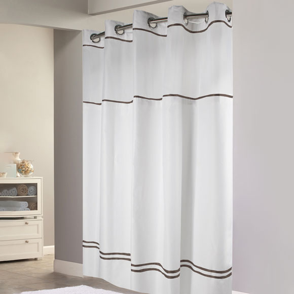 Escape Hookless Hotel Shower Curtains, What Shower Curtains Do Hotels Use