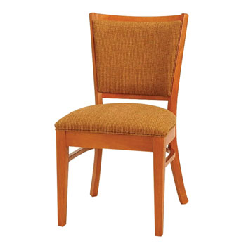 Kent Restaurant Chair; Upholstered Seat & Back - 19.5"Wx23.75"Dx35"H