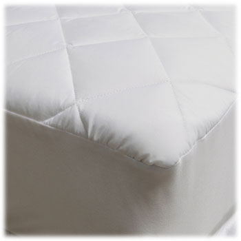 100% Polyester Microfiber Luxury Quilted Fitted Mattress Pads