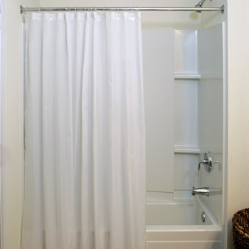 LodgMate Polyester Shower Curtains