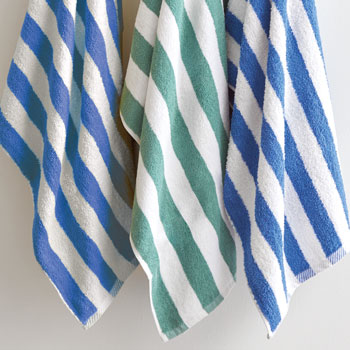 LodgMate Cabana Stripe Pool Towels - 35"x70" - 17 lbs./dz.