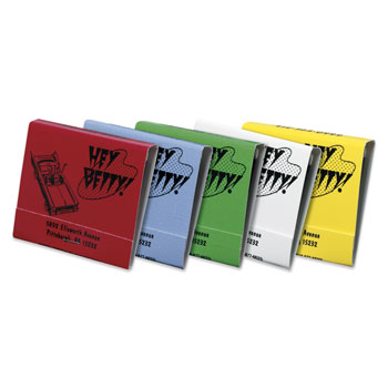 30-stick Matchbooks; 5 Color Assortment