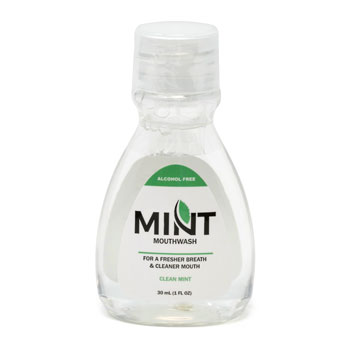 1 oz. Mint Mouthwash Bottle - 150/cs.