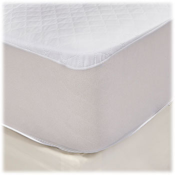 Ultra Dry Waterproof Quilted Mattress Pads w/Flexwall Fitted Style