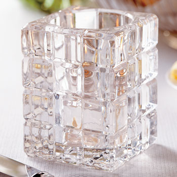 One-Piece Clear Glass Candle Lamp