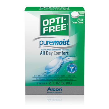 Opti-Free PureMoist 2 oz. Lens Solution - 24/cs.