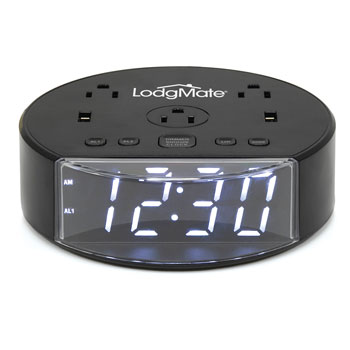 LodgMate Digital Power Station Alarm Clock
