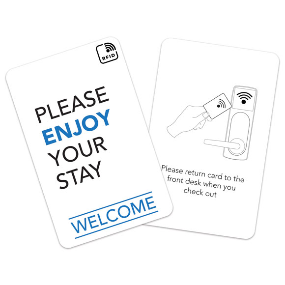RFID Hotel Keycard Welcome! Sleeve of 500 Cards 