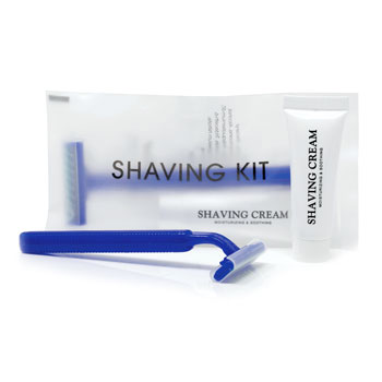 Shaving Kit (Twin-Blade Razor & 0.35 oz. Shaving Cream); 250/bx.