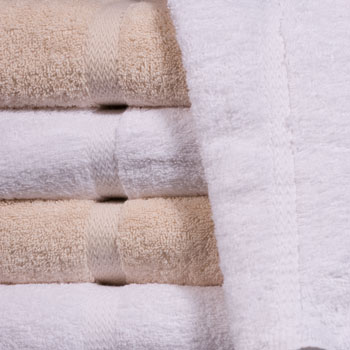 St. Moritz 100% Cotton Beige Guestroom Towels