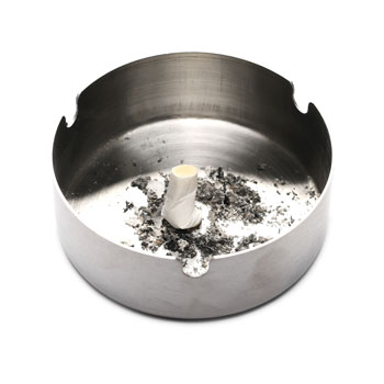 Stainless Steel Stackable Ashtray - 4" Dia.