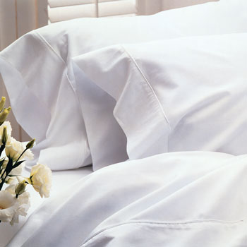 Thomaston Mills Luxury 250-ct. White Sheets & Pillowcases