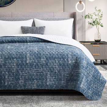 Quilted Polyester Twilight Bedspreads