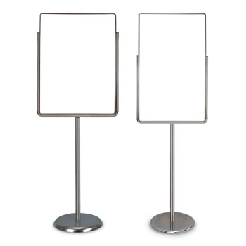 Single Pedestal Sign Holders