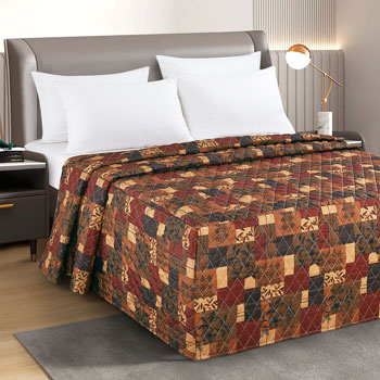 Trevira Quilted Polyester Fitted Style Bedspreads Verona