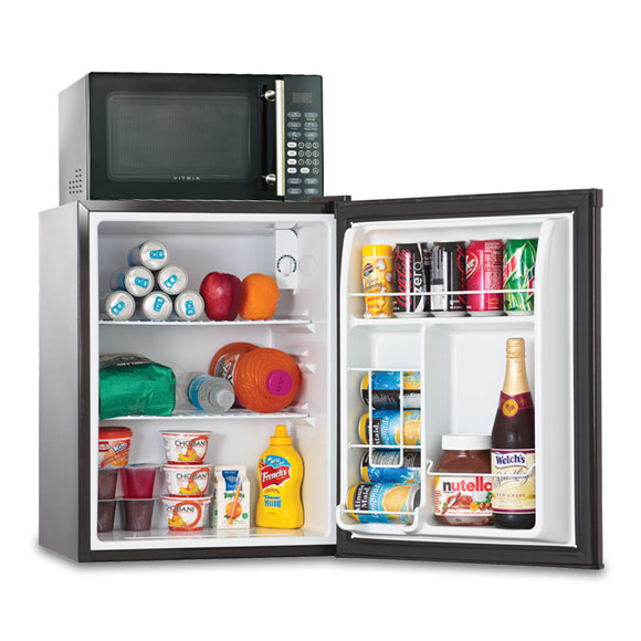 Hotel Room Microwave Refrigerator Cabinet