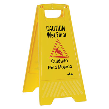 Economy Caution Wet Floor Sign
