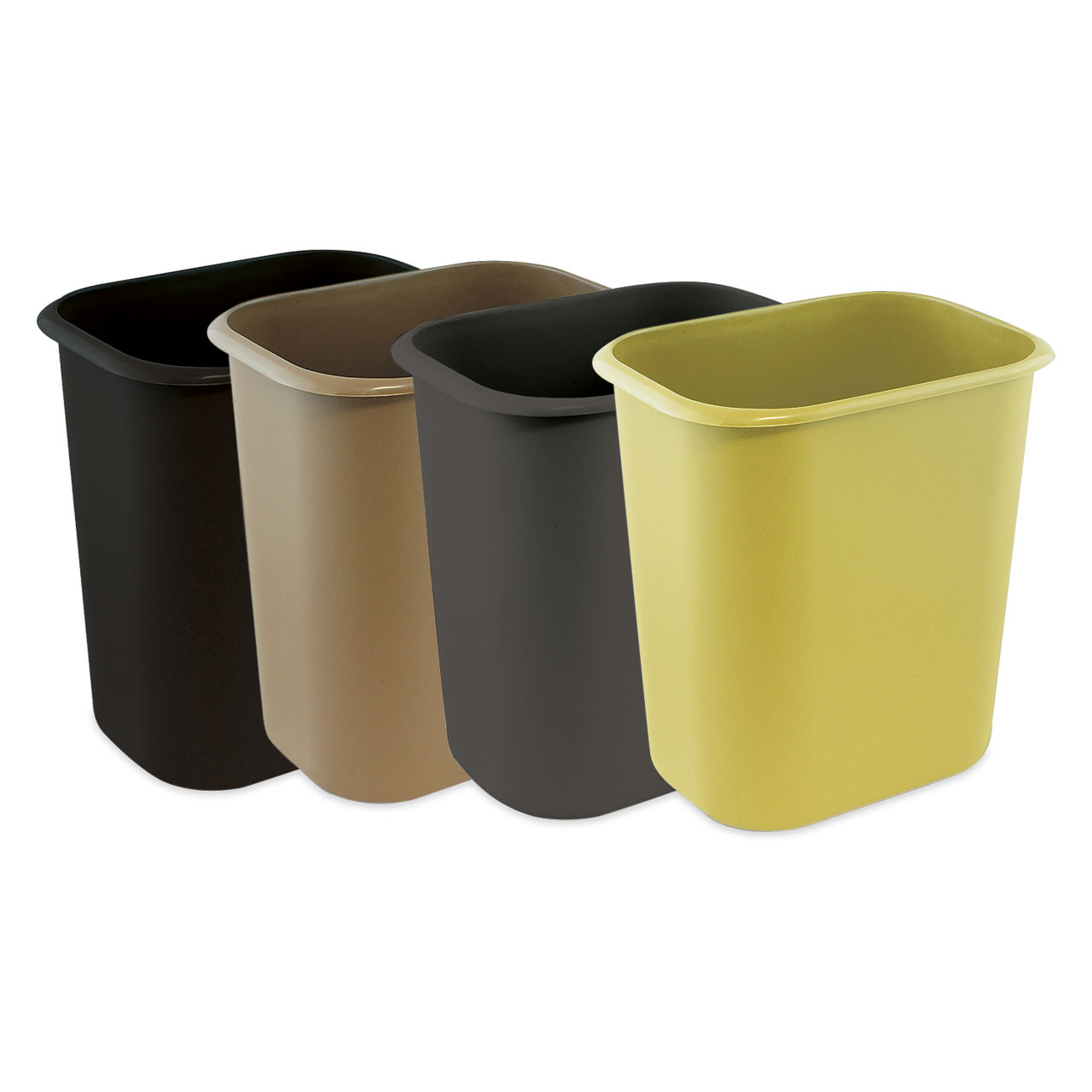 LodgMate 4-qt. and 8-qt. Hotel Room Wastebaskets