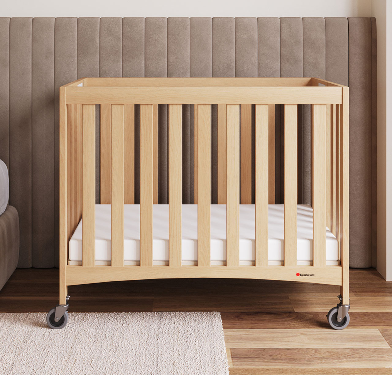 Travel Sleeper Commercial Wood Folding Crib
