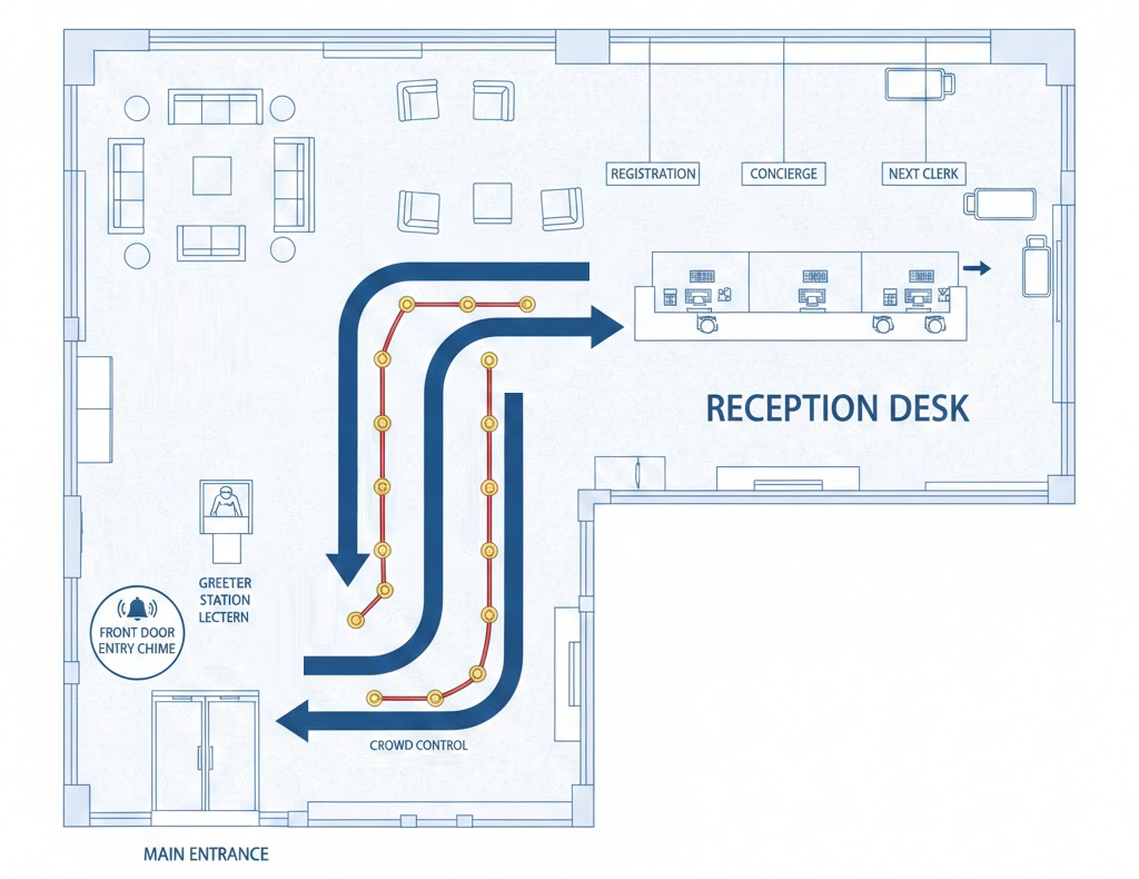Hotel Lobby Guest Flow Diagram Hotel Lobby Guest Flow Diagram